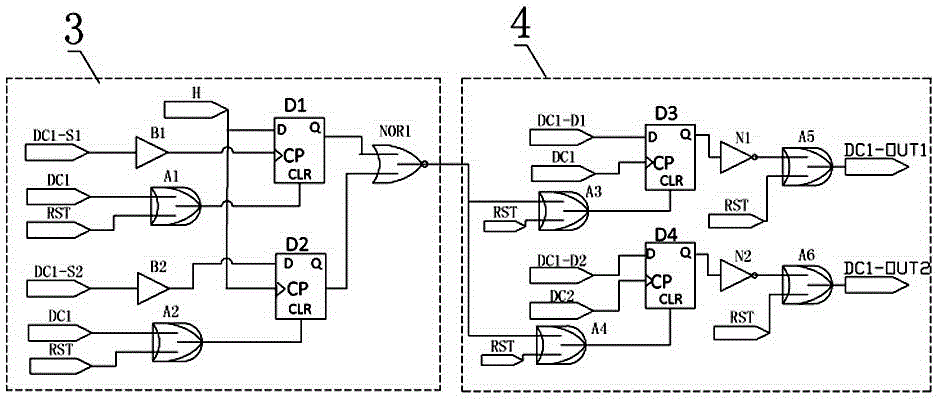 Multipath DC motor drive control system based on CPLD