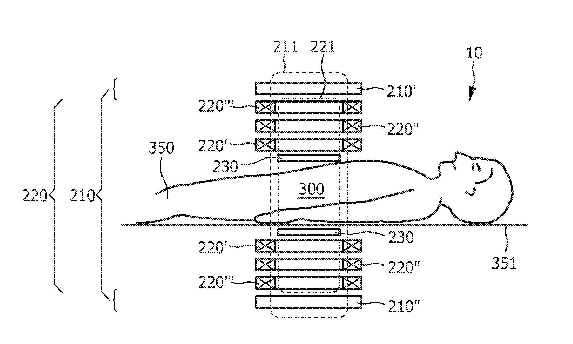 Permanent magnetic assembly for