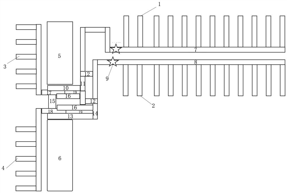 Intelligent dispatching system and method for green tire conveying