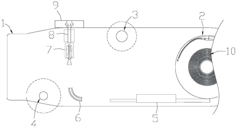 Laying and mounting method for deepwater submarine cable broadside launching