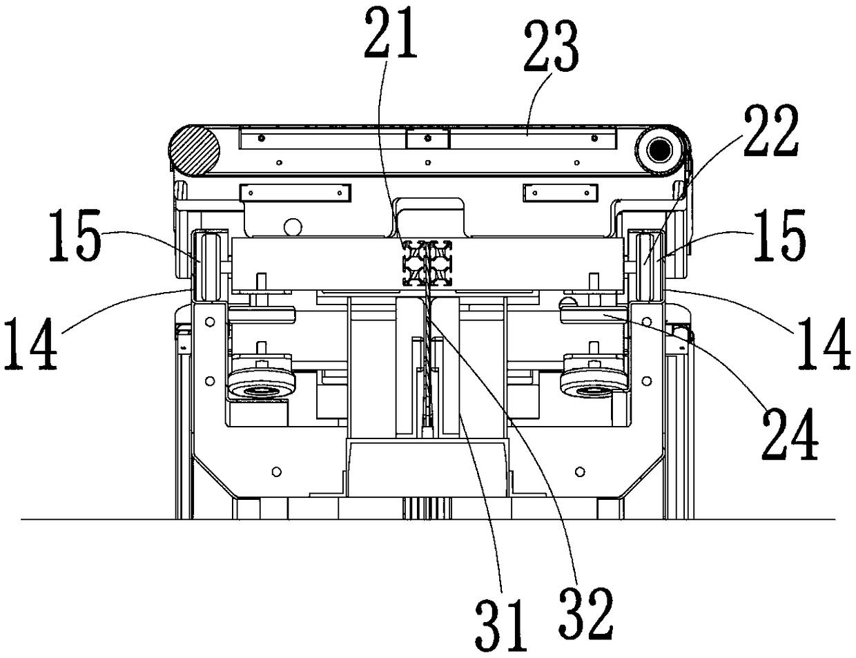 Double-loop-line intersected belt sorting machine, intersected belt sorting system and sorting method thereof