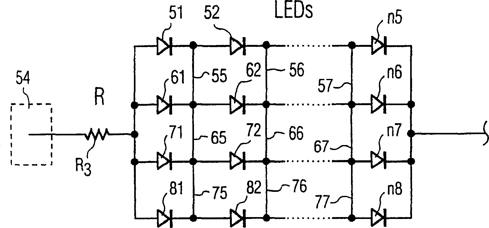 Three-dimensional lattice structure based LED array for illumination