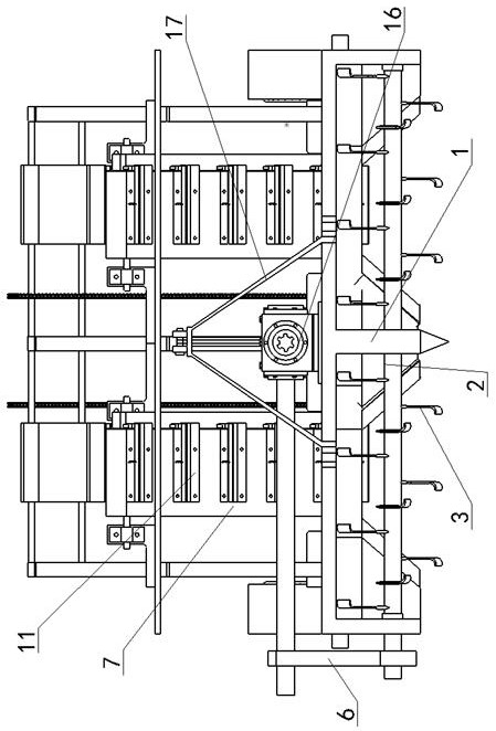 Full-automatic sweet potato seedling transverse horizontal transplanting machine and transplanting method