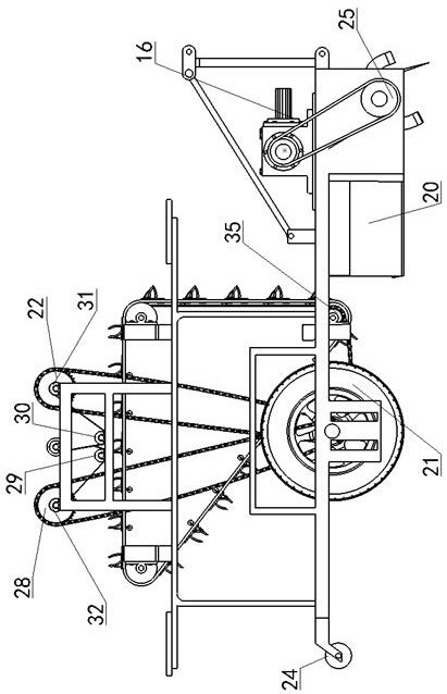 Full-automatic sweet potato seedling transverse horizontal transplanting machine and transplanting method