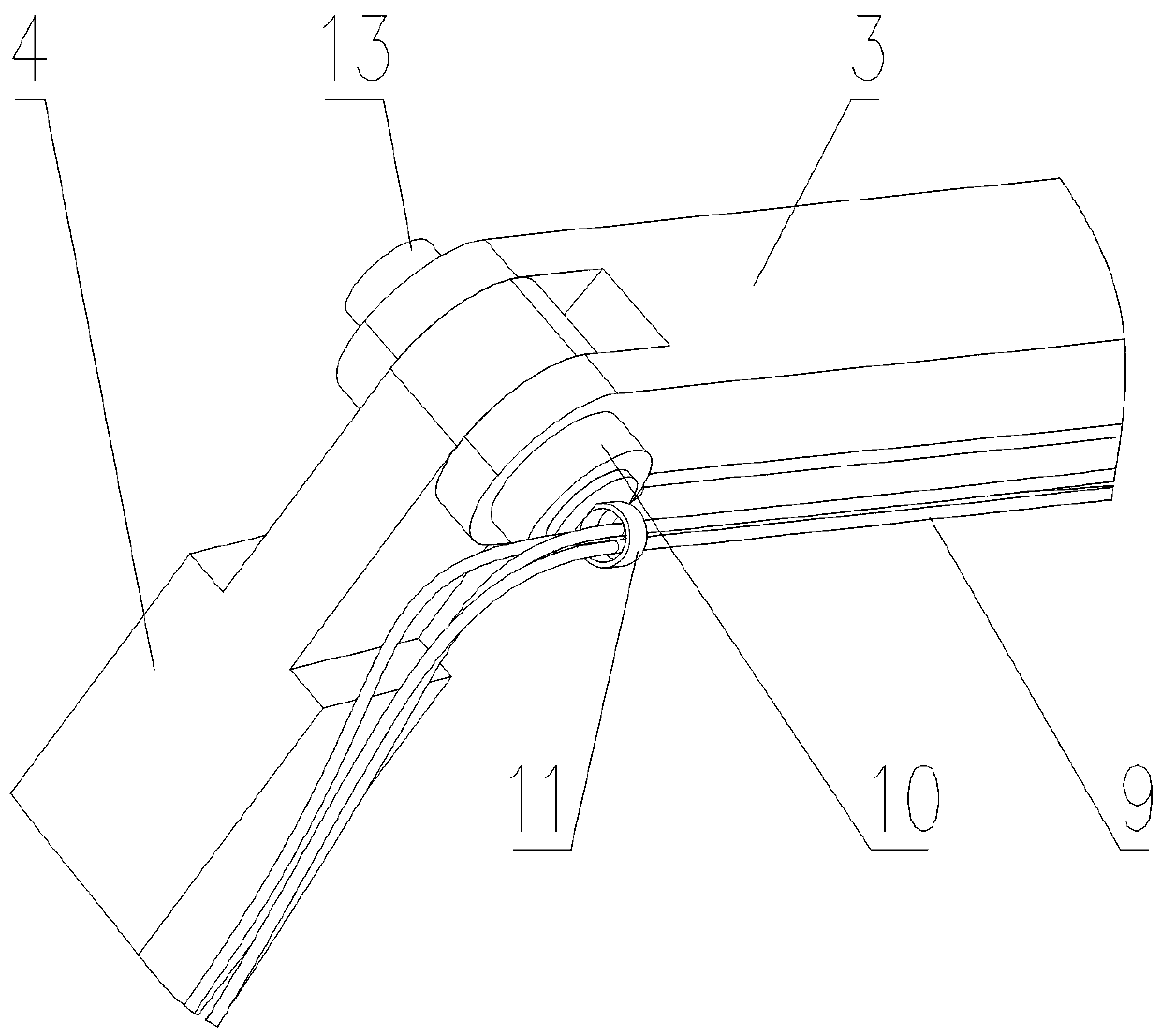 Temporary fixing adjustable support