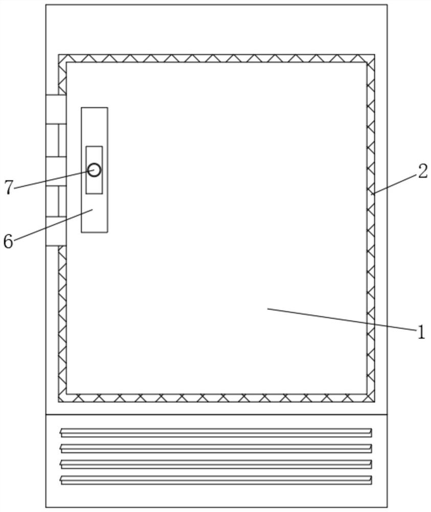 Switch cabinet with stable fireproof performance