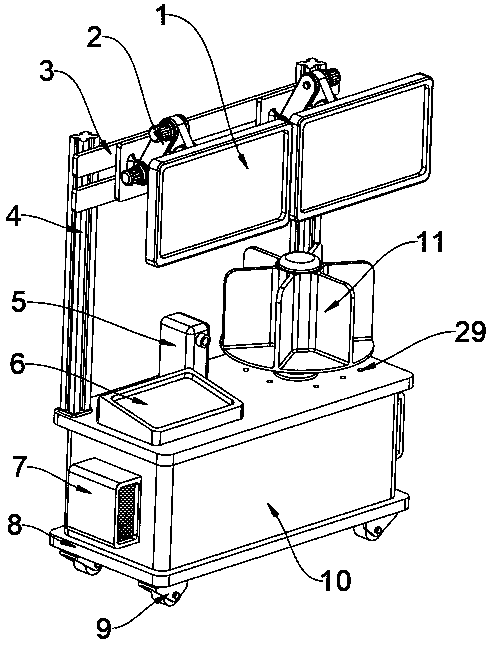 A multimedia display device for art design