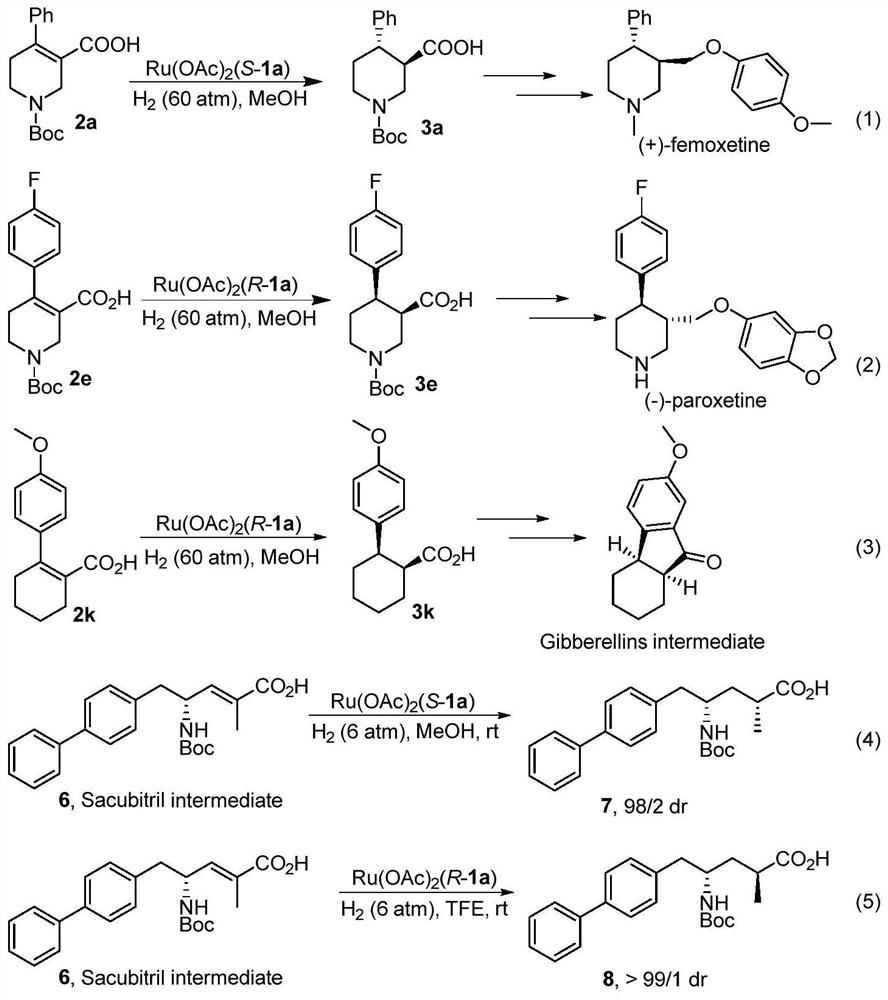 Oxaspirobisphosphine Ligands and Their Applications in Asymmetric Hydrogenation of α,β-Unsaturated Carboxylic Acids