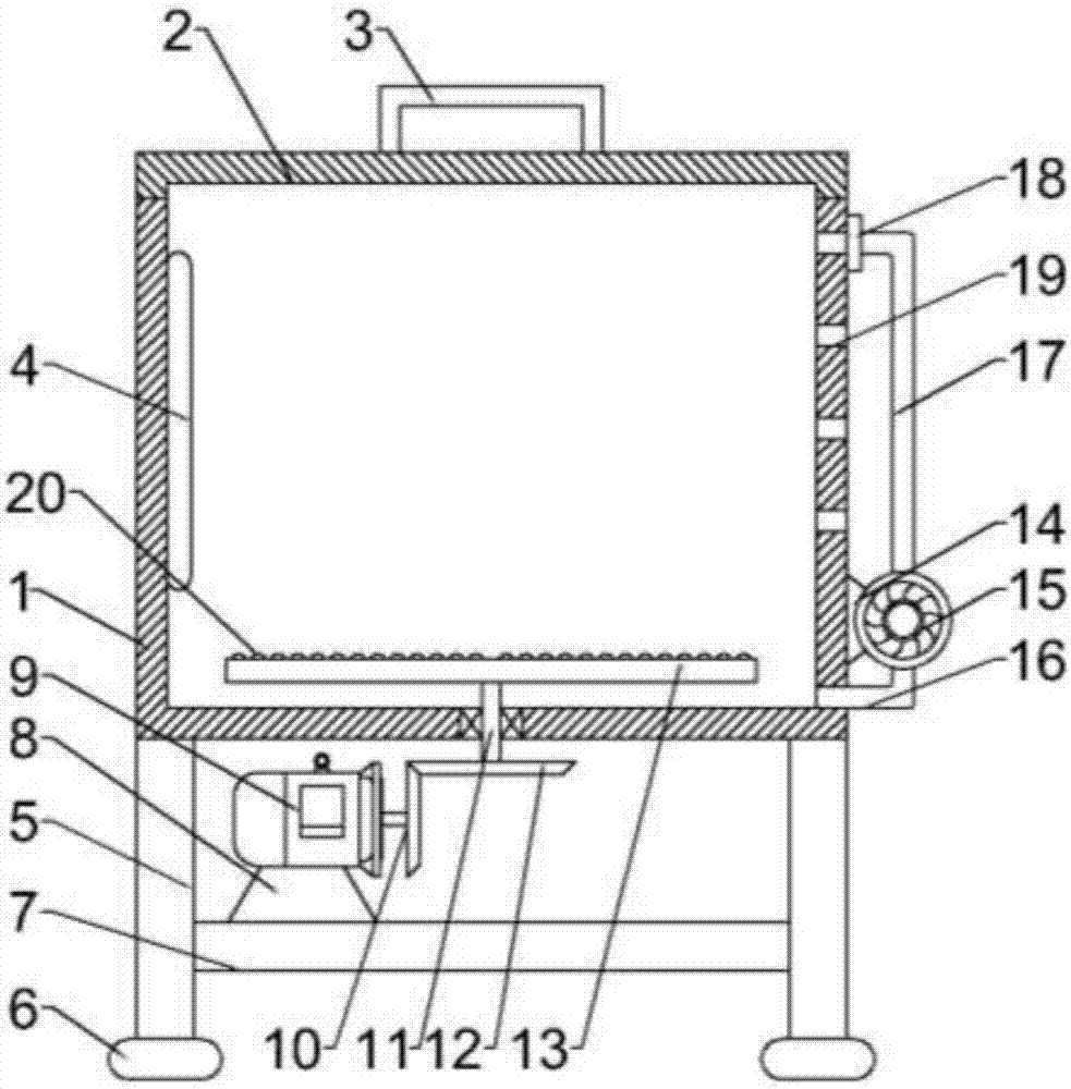 Adjustable mechanical instrument cleaning device