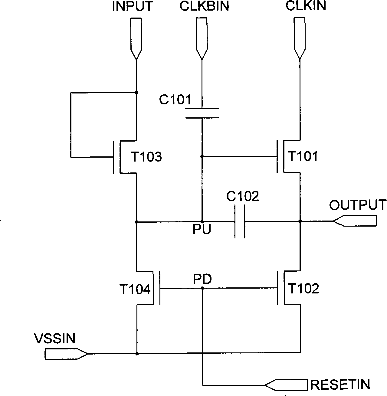 Shift register and grid drive set of liquid crystal display