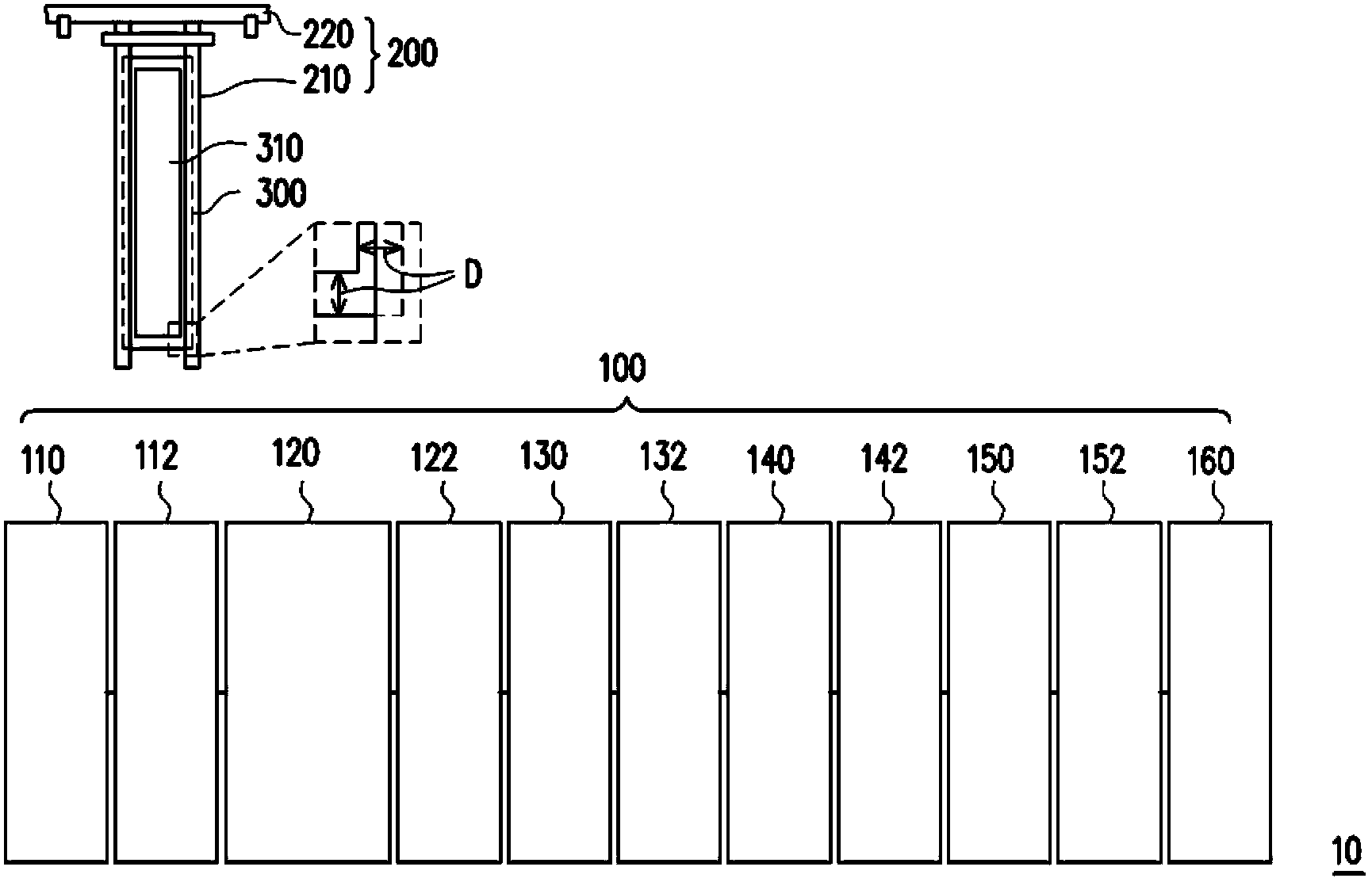 Circuit-board developing, electroplating and etching device