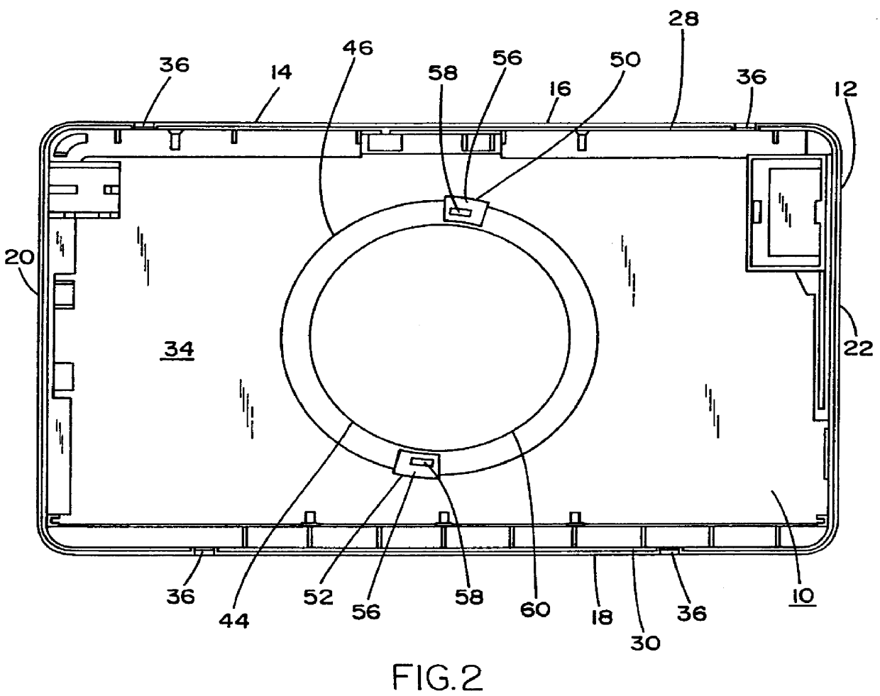 Self-aligning canopy structure for connection to a mounting plate adapter utilized for attaching an exit sign to a junction box