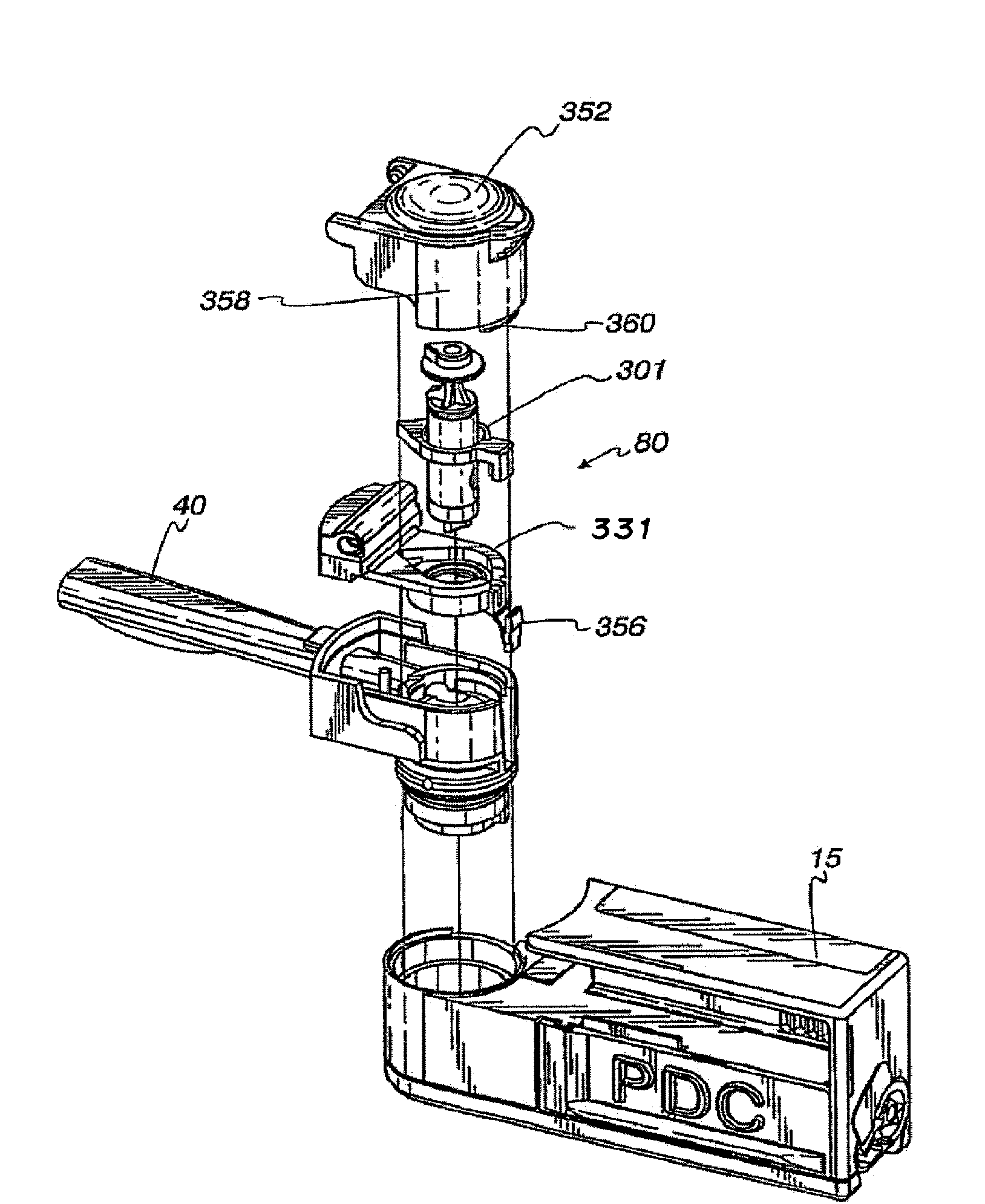 Unit dose cartridge and dry powder inhaler