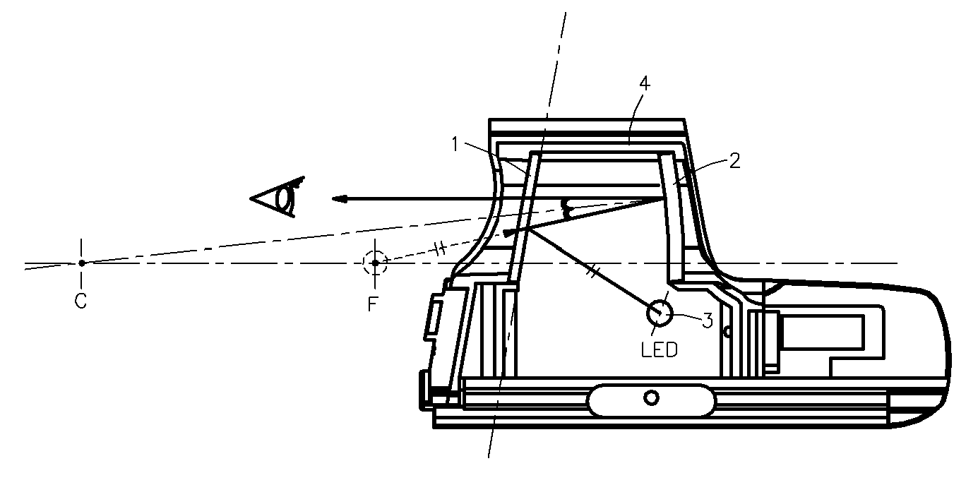 Internal red dot sight