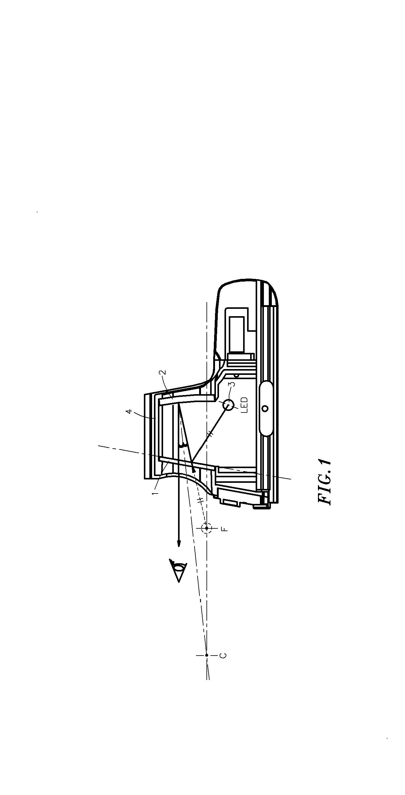 Internal red dot sight