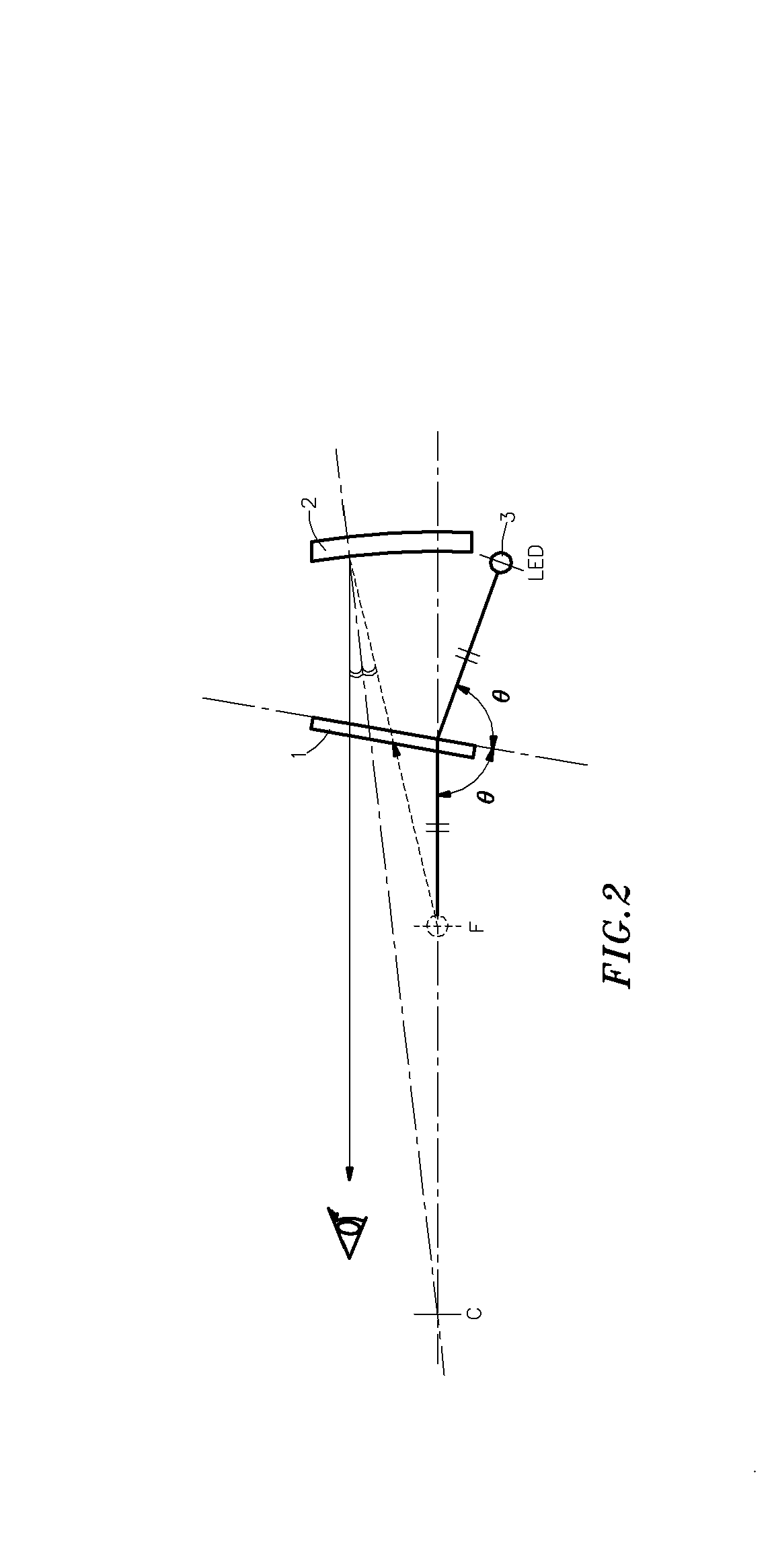 Internal red dot sight