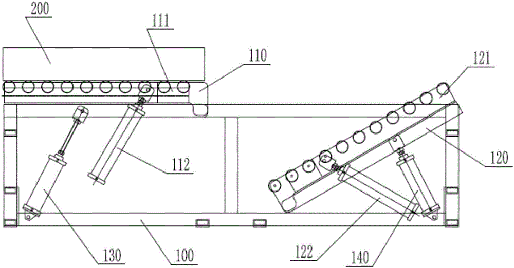 Mattress overturning machine