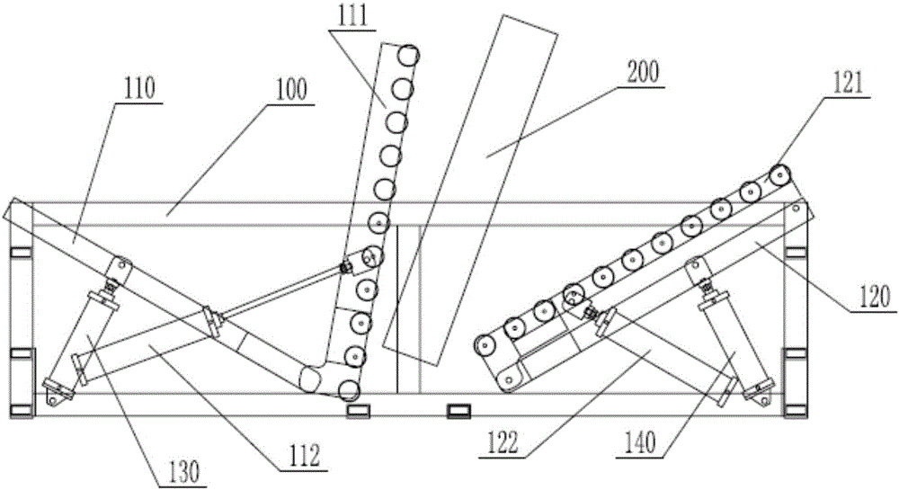 Mattress overturning machine