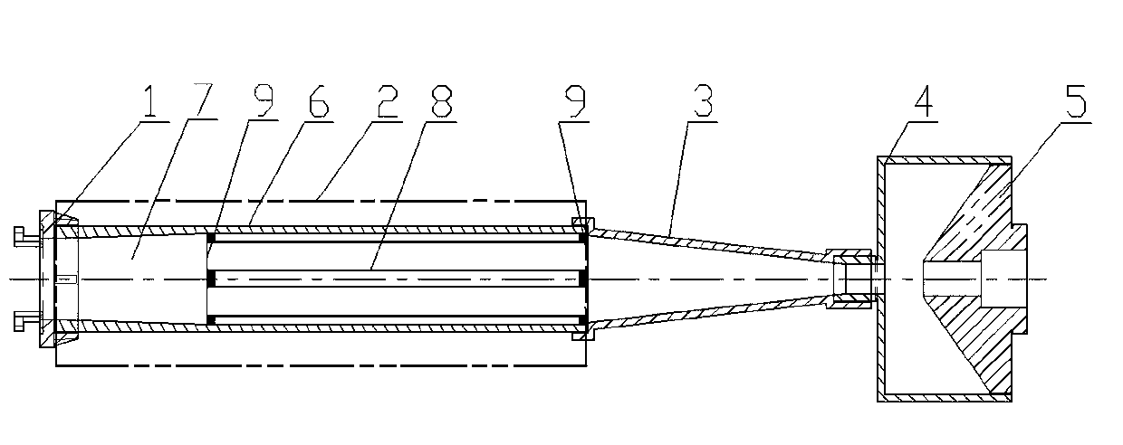 Pulsed jet fire-fighting lance