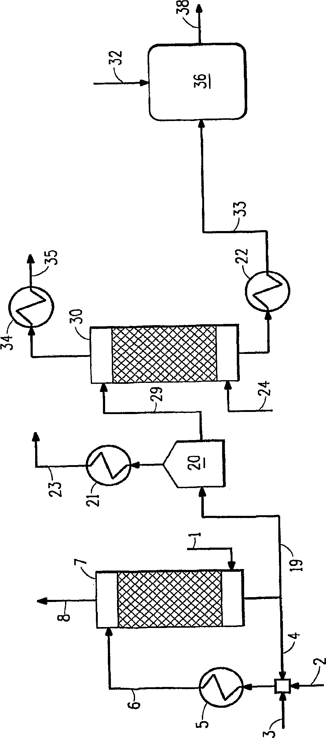 Process for scrubbing ammonia from acid gases comprising ammonia and hydrogen sulfide