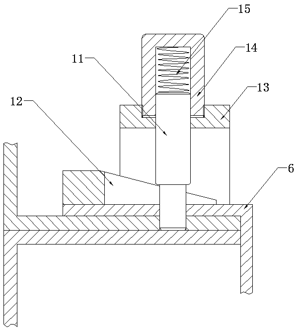 Building structure of aluminum mold beam side plate above architectural door opening