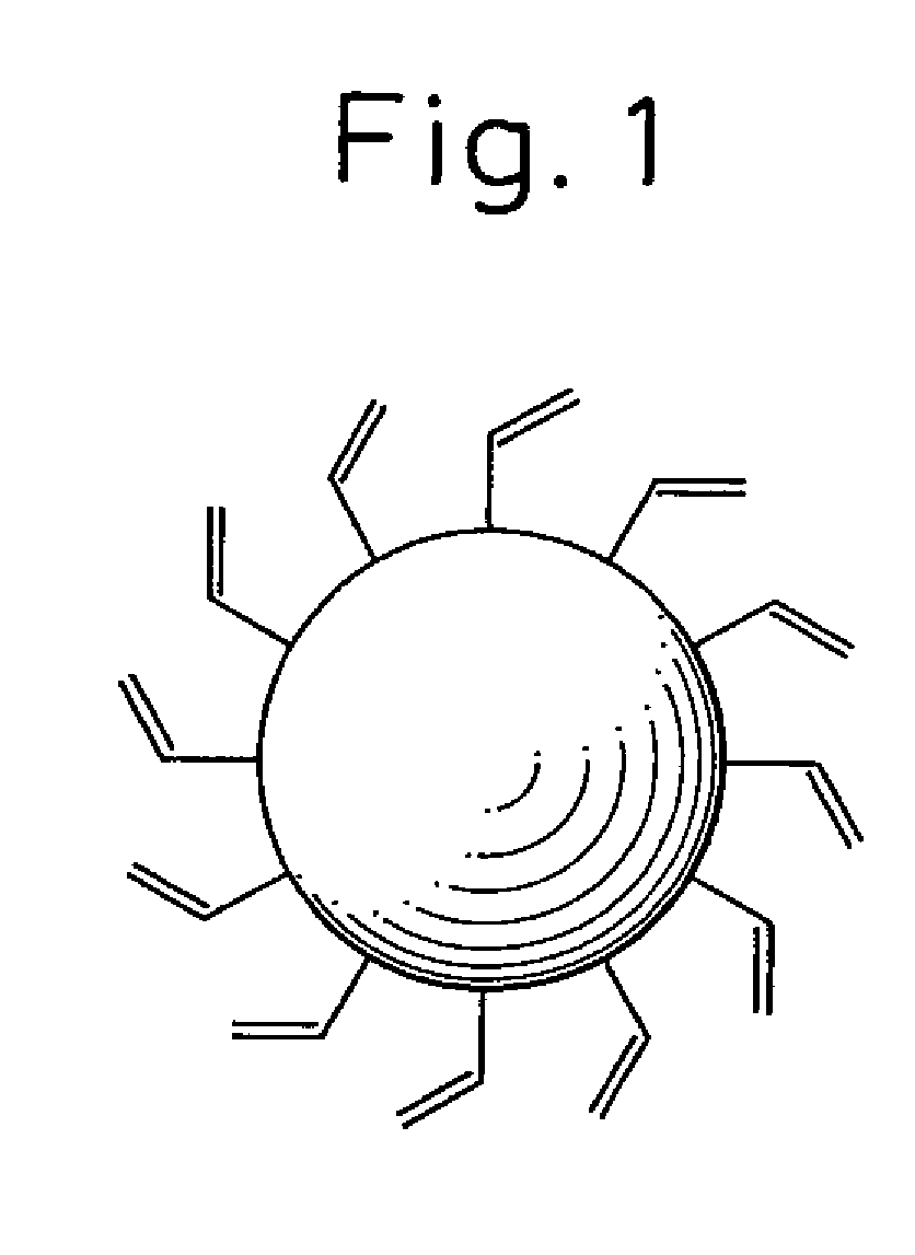 Modified silica particles, and photosensitive composition and photosensitive lithographic printing plate each containing the particles