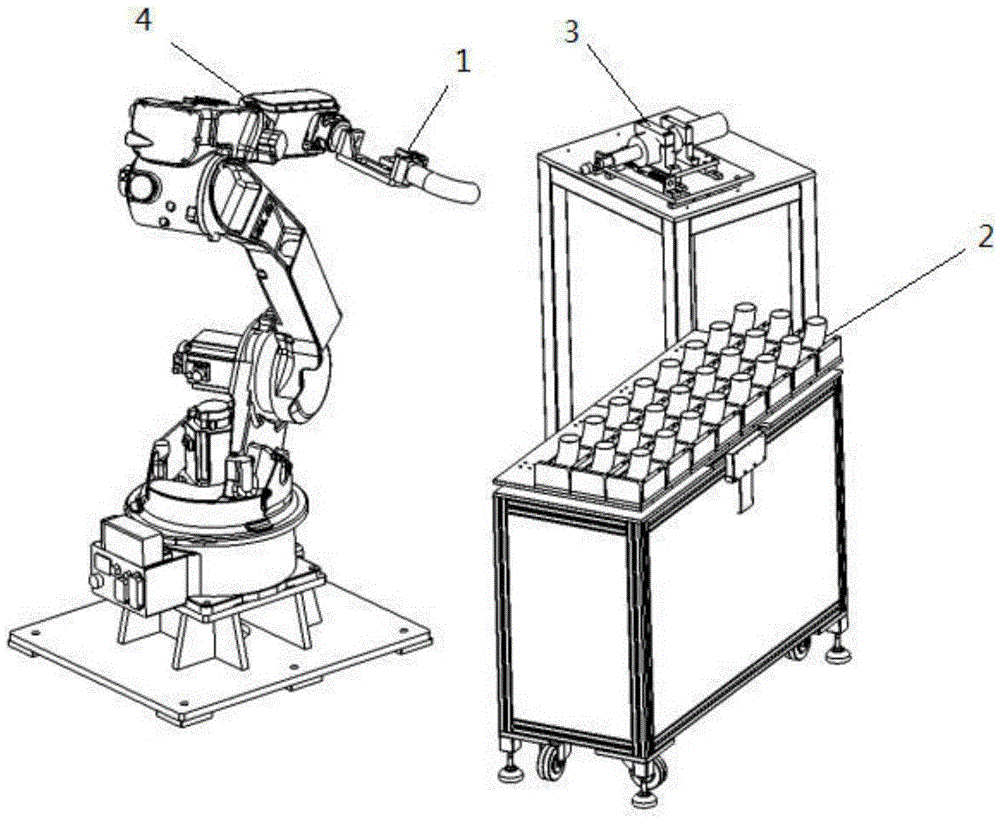 Industry-manipulator-based in-pipe polishing system of stainless steel elbow pipe