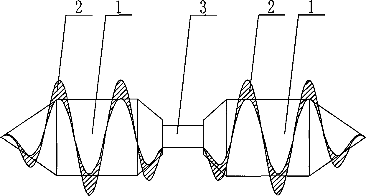 Spiral type lunar roving vehicle wheel