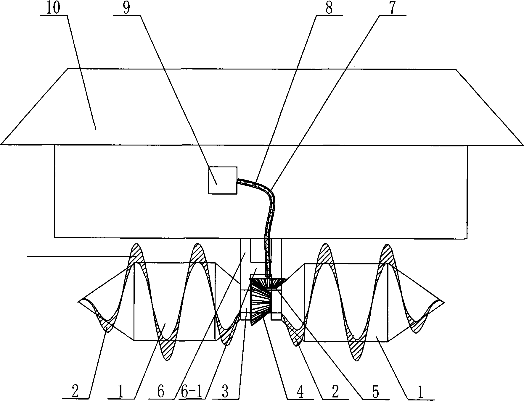 Spiral type lunar roving vehicle wheel