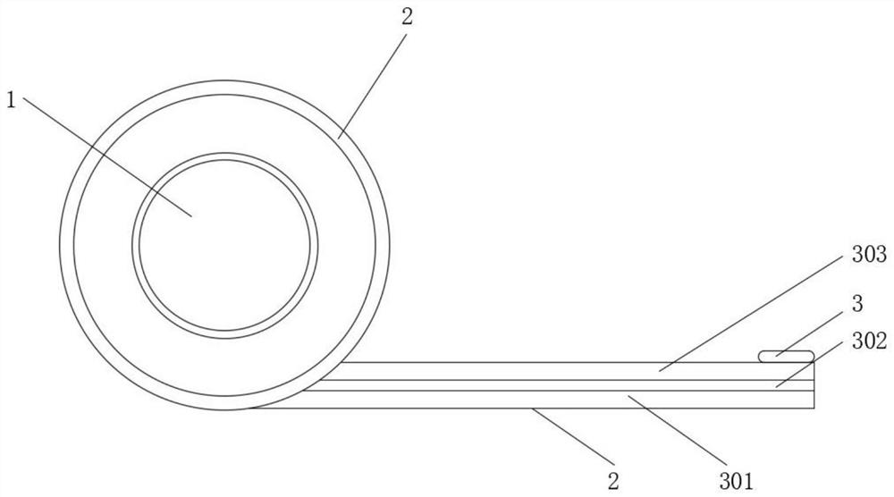 Flame-retardant environment-friendly adhesive tape for winding automobile wire harness