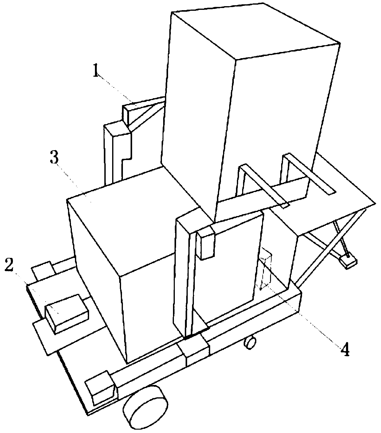 Intelligent garbage recovery system and dustbin overflow processing method