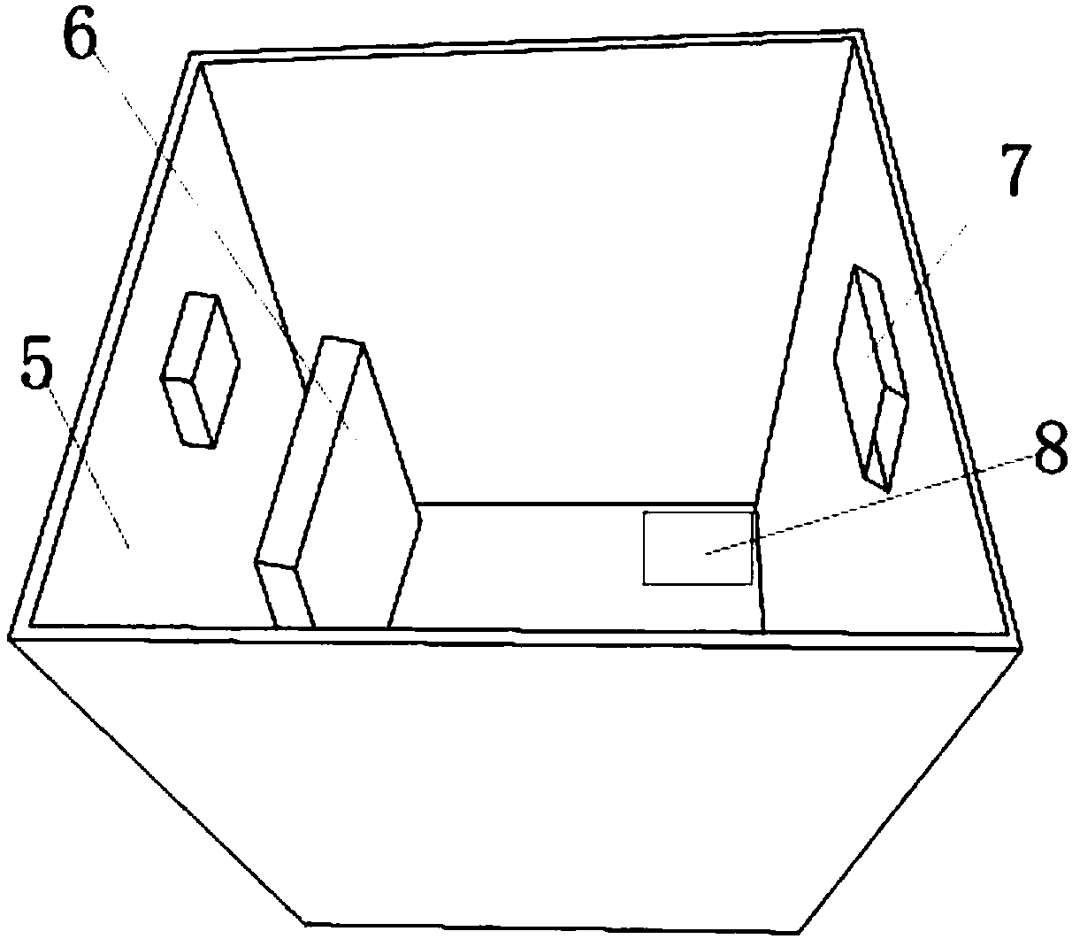 Intelligent garbage recovery system and dustbin overflow processing method