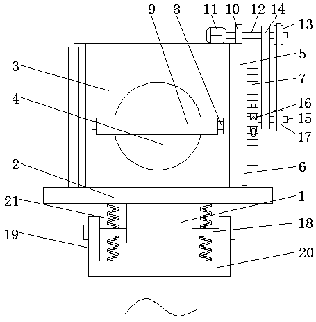 Vehicle-mounted outdoor camera with shock-poof function