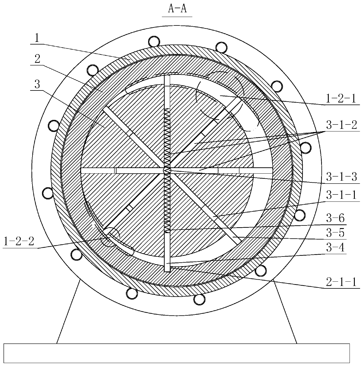 A sliding vane compressor whose cylinder rotates with the rotor