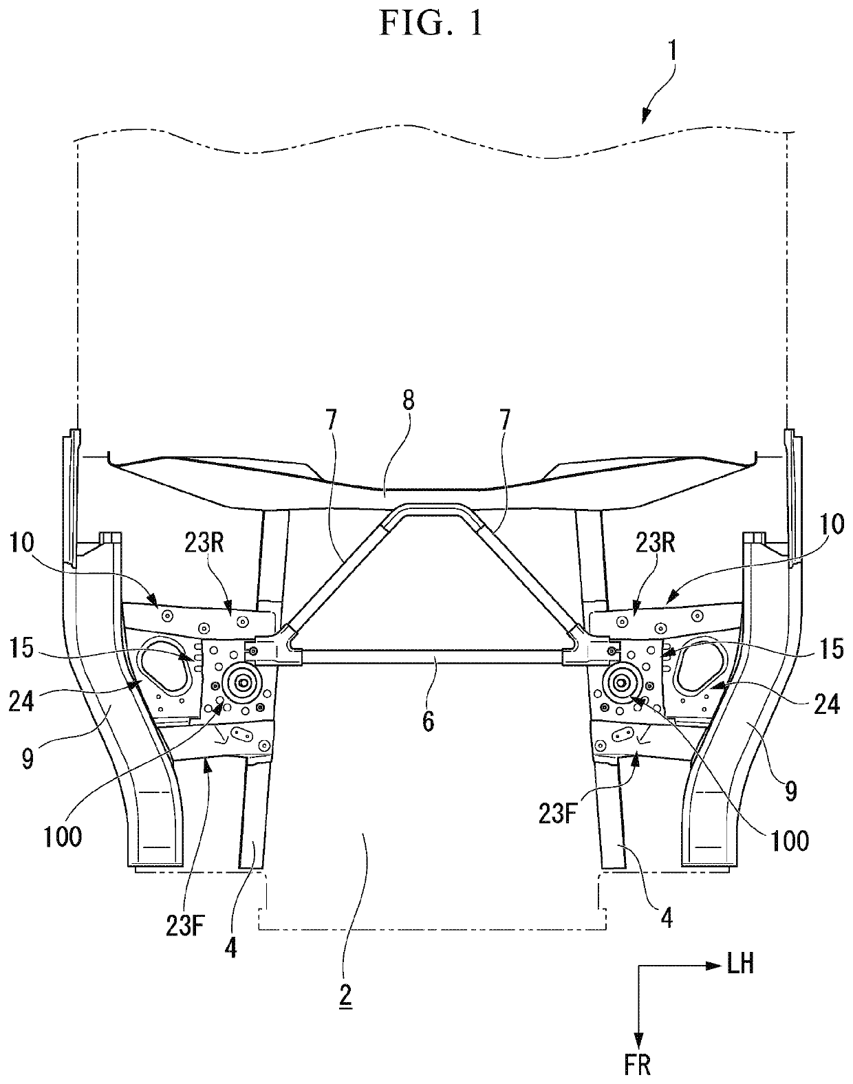 Damper housing for vehicle