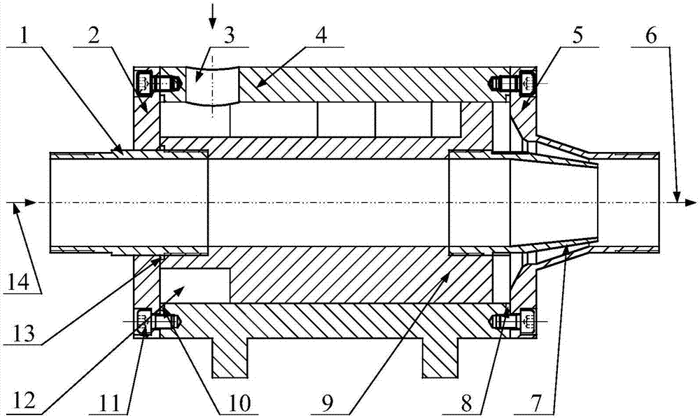 Self-oscillation type pulse cyclone supercharger