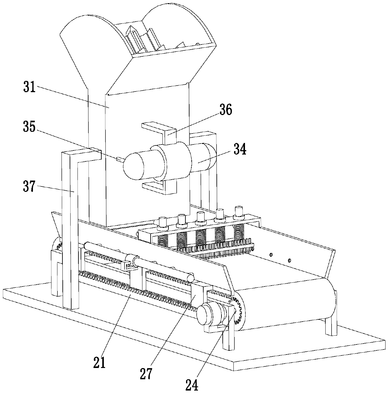 Polyethylene modified plastic pelleting processing preparation method