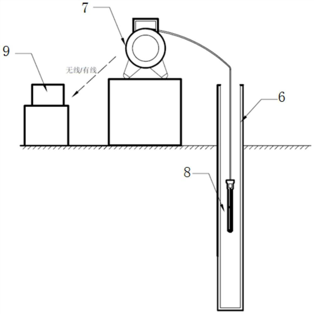 Inclinometry monitoring device and method for coupling optical positioning and real-time updating