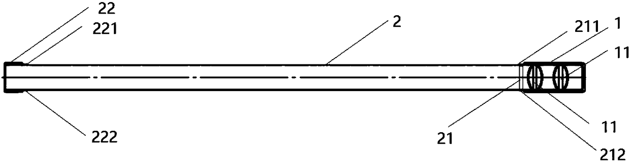 Disposable rigid endoscope casing lens and lens alignment method