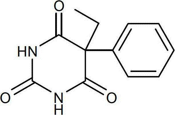 Phenobarbital derivative and preparation method and application thereof