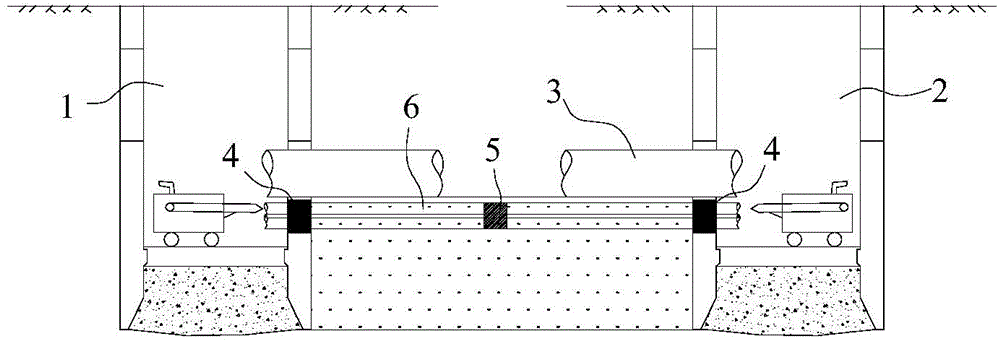 Pipe-jacking construction method for pipeline bottom grouting reinforcement