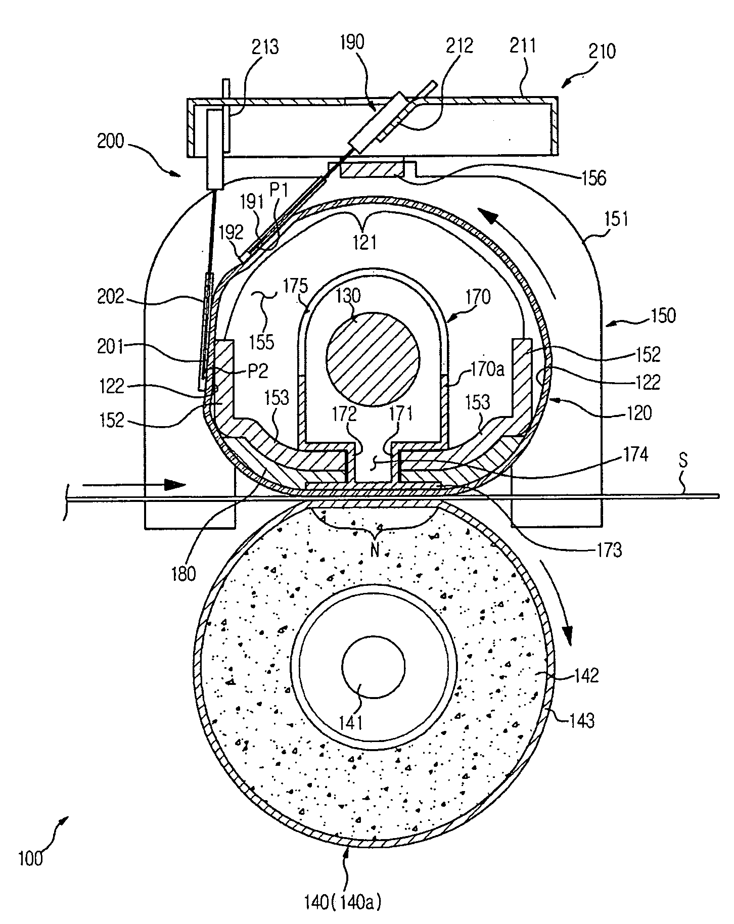 Image forming apparatus, fusing device thereof and method of controlling fusing device