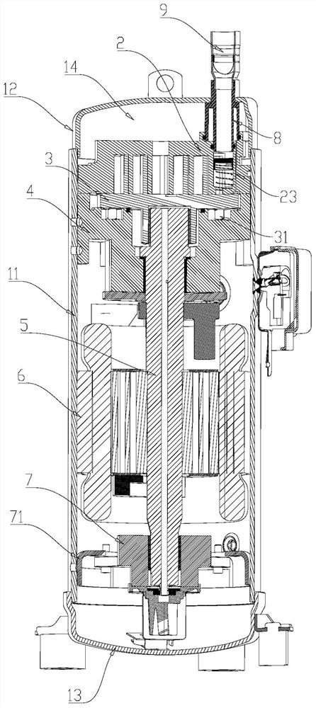 Compressor and heat pump system