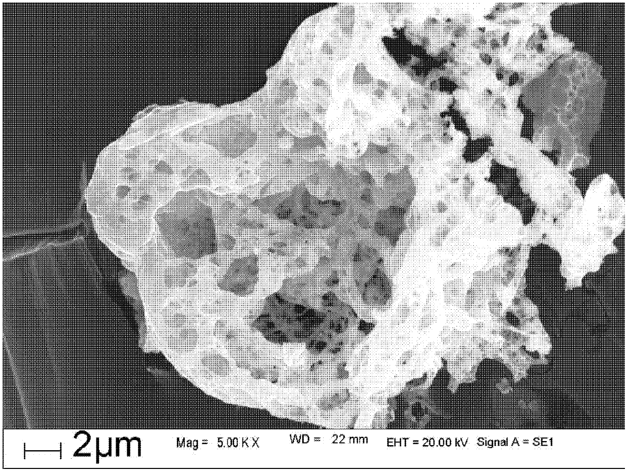 Preparation method for rare earth oxide doped tungsten powder