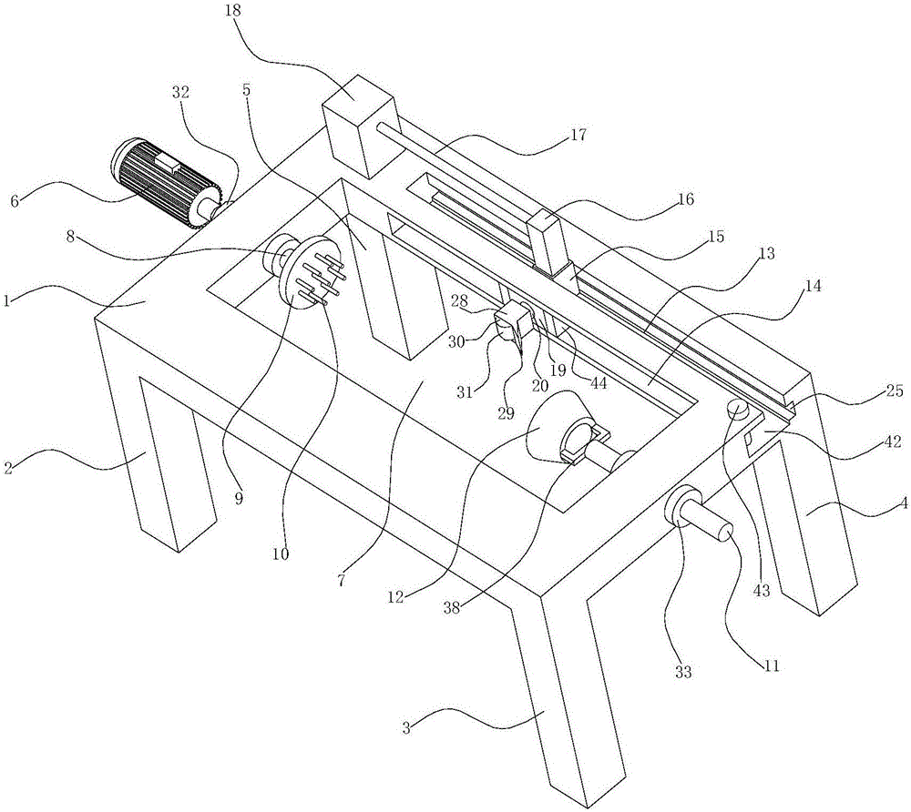 Radish peeling device