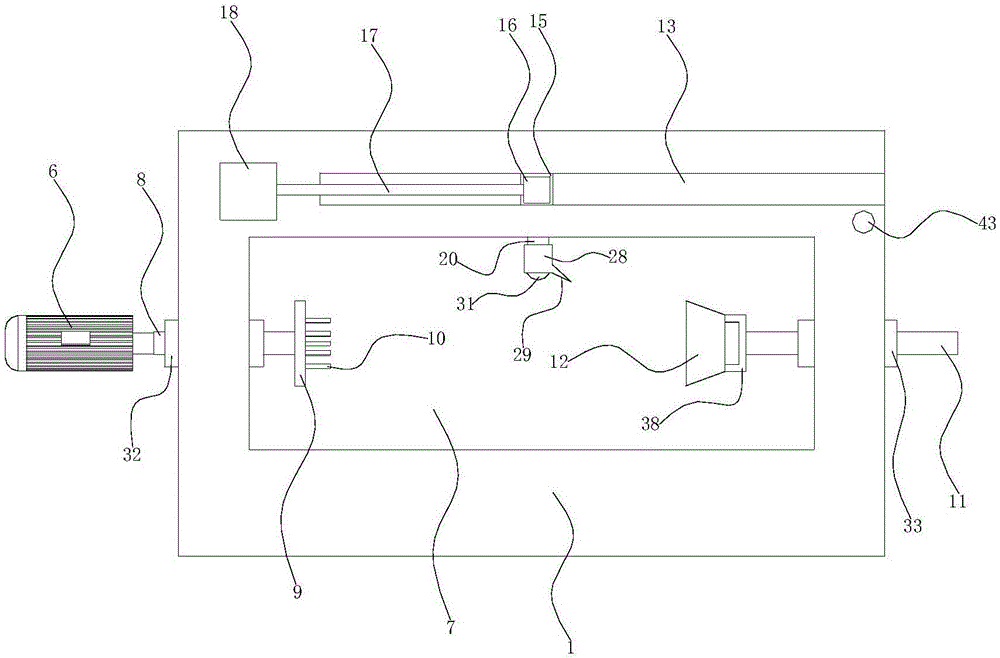 Radish peeling device