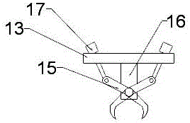 Automatic feeding mechanism for slitting of internal combustion engine air cylinder sleeve