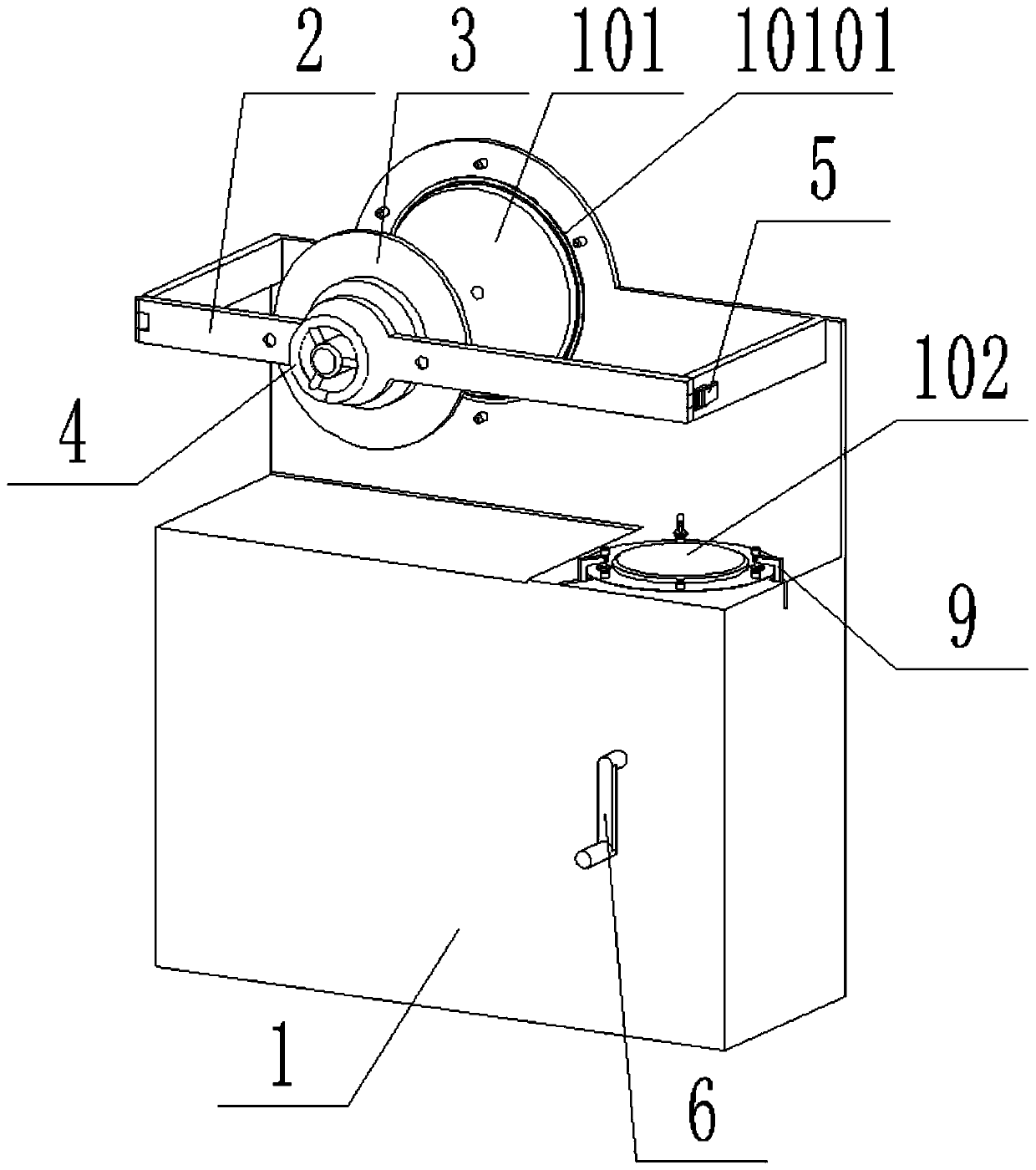 Air tightness detection device used for water pump manufacturing