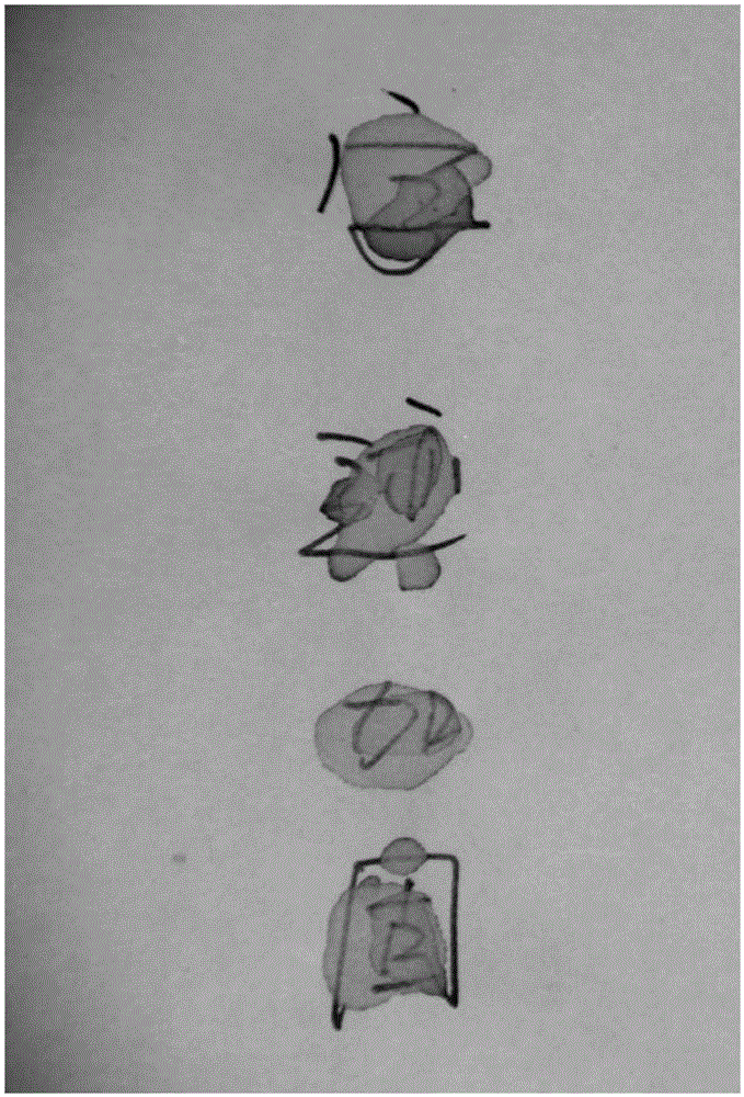 Method for augmentation of soluble handwriting on paper historical relics