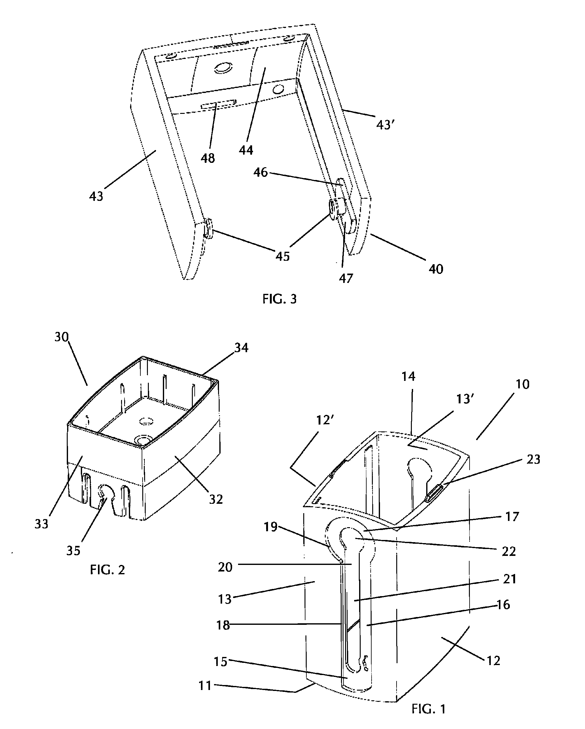 Unitary cosmetic compact with decoupled motion